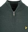 Lyle & Scott Half Zip Pullover Merino Wool Dark Green Product / Detail