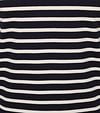 KnowledgeCotton Apparel Longsleeve T-shirt Strepen Donkerblauw Product / Detail