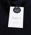 KnowledgeCotton Apparel Pullover Wool Navy Halfzip Product / Detail
