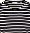 KnowledgeCotton Apparel Longsleeve T-shirt Strepen Donkerblauw Product / Detail