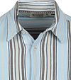 Scotch and Soda Hemd Crinkled Stripe Lichtblauw Product / Detail