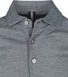 Profuomo Poloshirt Luxury Knitted Melange Blauw Product / Detail