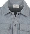Suitable Overshirt Wool Blend Blauw Product / Detail
