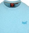 Superdry Classic T-Shirt Melange Lichtblauw Product / Detail