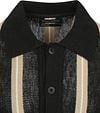 Marc O'Polo Knitted Crochet Shirt Short Sleeves Black Product / Detail