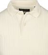 Marc O'Polo Knitted Polo Shirt Rib Structure Off White Product / Detail