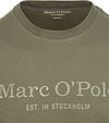 Marc O'Polo T-Shirt Logo Dunkelgrün Product / Detail