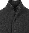 Barbour Zip Cardigan Lambswool Patch Dark Grey Product / Detail