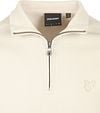 Lyle & Scott Half Zip Pullover Tonal Ecru Product / Detail