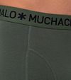 Muchachomalo Boxer-shorts Lot de 3 Solid Vert 582 Model / Detail