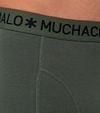 Muchachomalo Boxershorts 3-Pack Solid Groen 582 Model / Detail