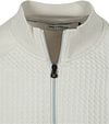 No Excess Cardigan Zipper Jacquard Chalk Product / Detail