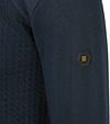 No Excess Cardigan Zipper Jacquard Navy Product / Detail