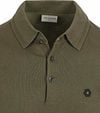 No Excess Knitted Poloshirt Olijfgroen Product / Detail