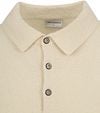 No Excess Knitted Poloshirt Structuur Ecru Product / Detail
