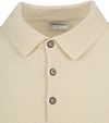 No Excess Knitted Polo Shirt Structure Ecru Product / Detail