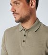 No Excess Polo Shirt Army Green Model / Detail