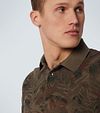 No Excess Polo Shirt Print Army Green Model / Detail