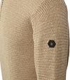 No Excess Pull Demi-Zip Mélanger Structure Beige Product / Detail