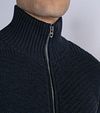 Petrol Cardigan Kankakee Navy Model / Detail