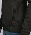 Petrol Cardigan Elim Dark Green Model / Detail