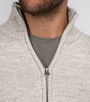 Petrol Cardigan Elim Greige Model / Detail