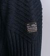 Petrol Cardigan Kankakee Navy Model / Detail