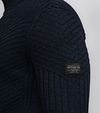 Petrol Kabelvest Nunam Navy Model / Detail