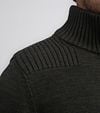 Petrol Vest Elim Donkergroen Model / Detail