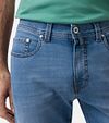 Pierre Cardin Pantalon Lyon Tapered Futureflex Vintage Bleu Model / Detail