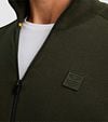 PME Legend Buckley Cardigan Olive Green Model / Detail