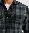 PME Legend Overshirt Dobby Checks Black Grey Model / Detail