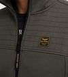PME Legend Cardigan Spacer Beluga Green Model / Detail