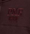 PME Legend Half Button Zip Sweater Bordeaux   Model / Detail
