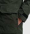 PME Legend Ice Pilot Parka Olivgrün Model / Detail