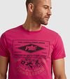 PME Legend Jersey T Shirt Logo Pink  Model / Detail
