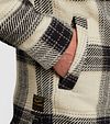 PME Legend Overshirt Heavy Yarn Checks Ecru Model / Detail