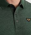PME Legend Poloshirt Jacquard Jersey Olijfgroen Model / Detail