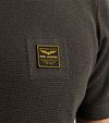 PME Legend Polo Shirt Knitted Beluga Green Model / Detail