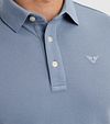 PME Legend Polo Shirt Garment Dye Piqué Blue Model / Detail