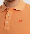 PME Legend Polo Shirt Piqué Orange Model / Detail