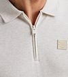 PME Legend Half-Zip Poloshirt Interlock Ecru Model / Detail