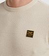 PME Legend Sweater Mouliné Ecru Model / Detail