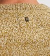 PME Legend Pullover Wool Mix Melange Gelb Model / Detail