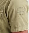 PME Legend Short Sleeve Hemd Bedford Grün Model / Detail