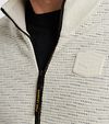 PME Legend Sweat Zip Jacket Ecru Model / Detail
