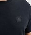PME Legend T-Shirt Jacquard Stripe Navy Model / Detail