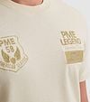 PME Legend T-Shirt Waffle Ecru Model / Detail
