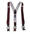 Profuomo Suspenders Bordeaux-White Product / Detail