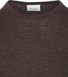 Profuomo Pullover Merino Wool Dark Brown Product / Detail